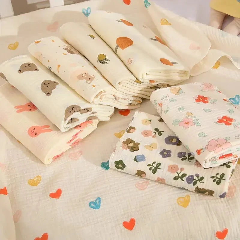 Newborn Cotton Muslin Swaddle Blanket